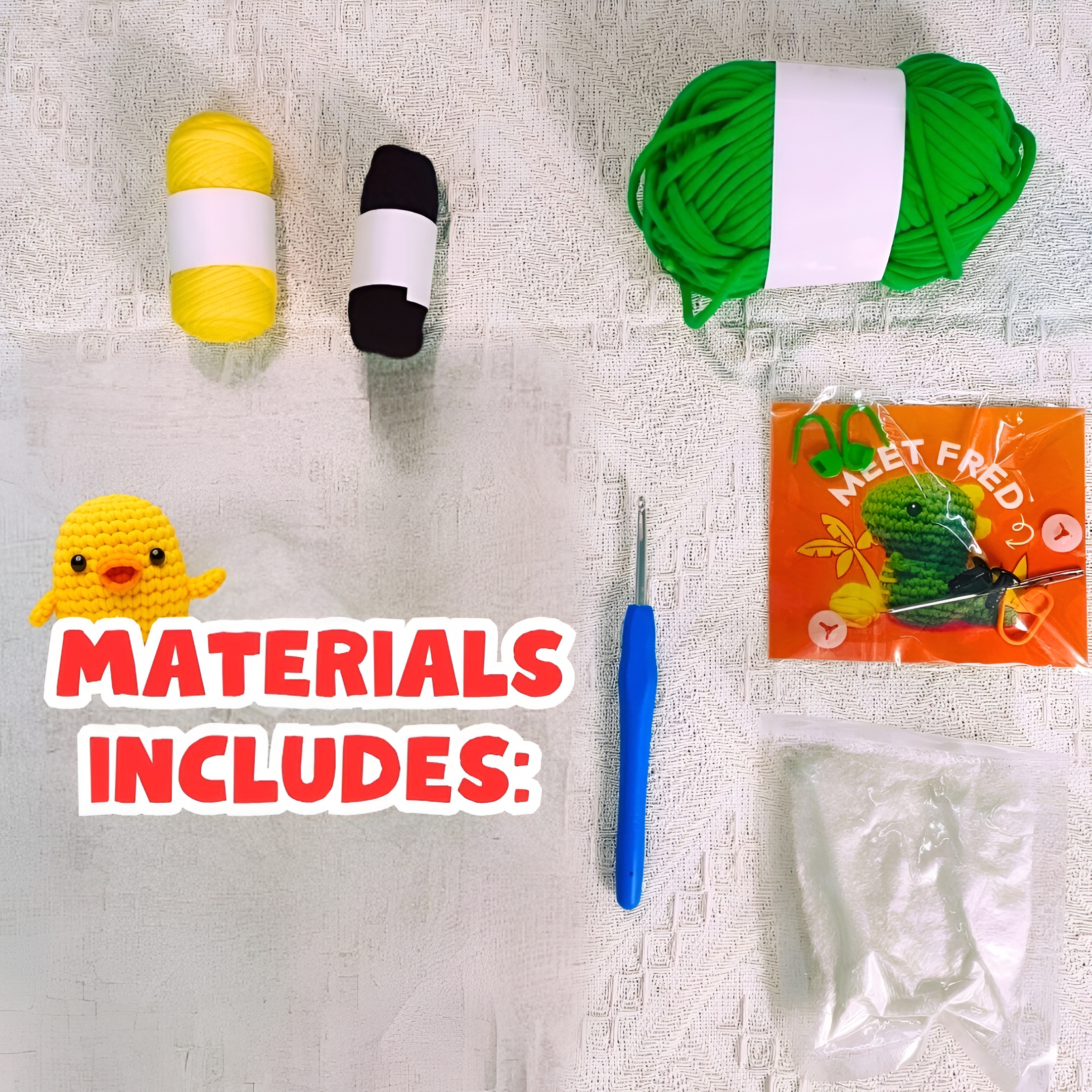【Ready Stock 现货】DIY Crochet Kit (Animal Series) - Handcraft/Handmade Crochet - Image 2
