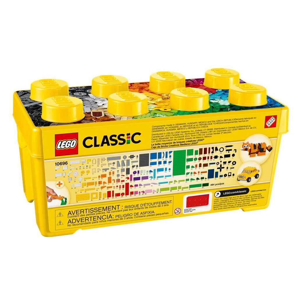 LEGO® Classic 10696 Medium Creative Brick Box (484 Pieces) - Image 4