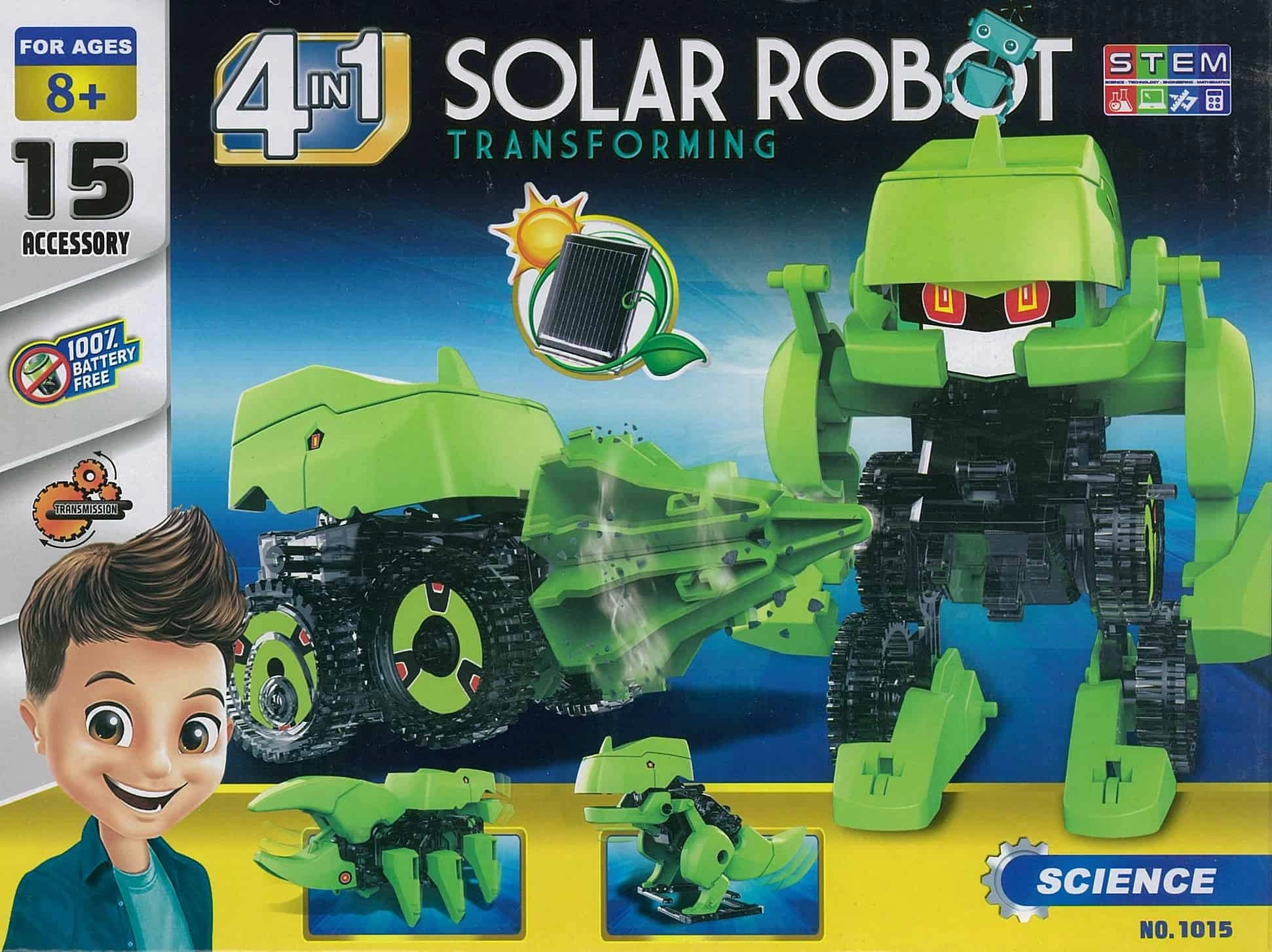 SOLAR ROBOT - 4-in-1 Solar Robot Transforming (DIY)