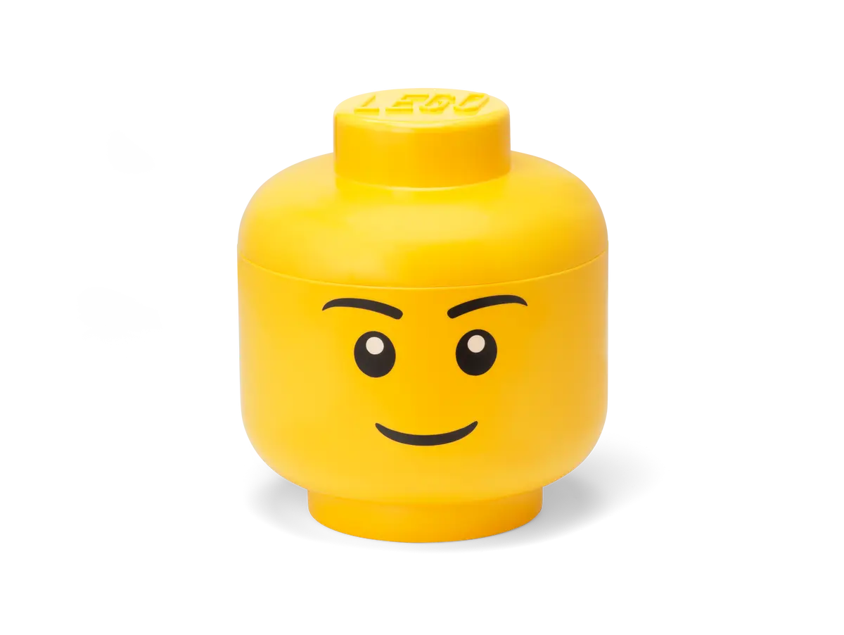 LEGO® STORAGE HEAD (LARGE) HAPPY BOY - YELLOW