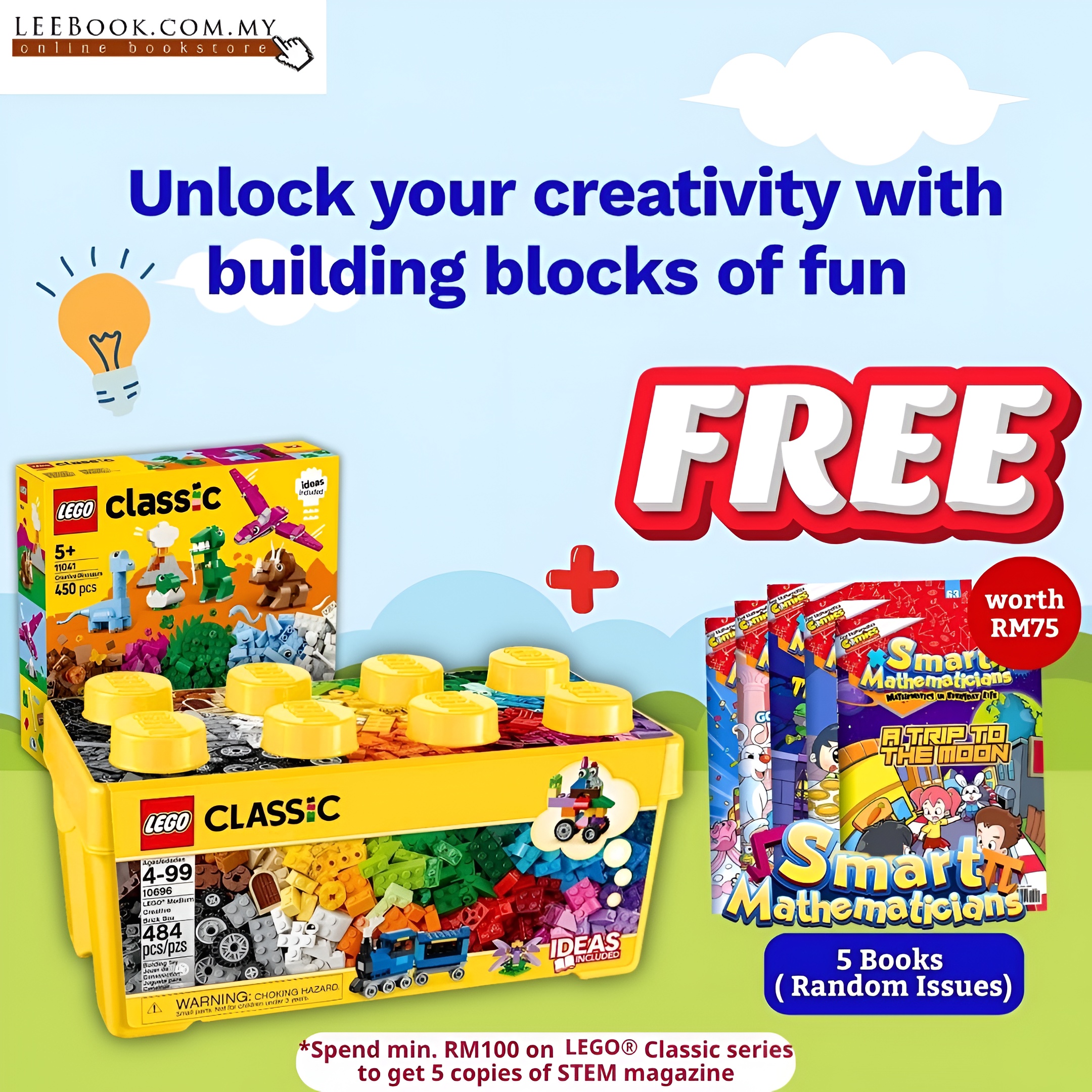 LEGO® Classic Series + Smart Mathematicians/The Young Scientists Trial Set (5 books) Combo Set