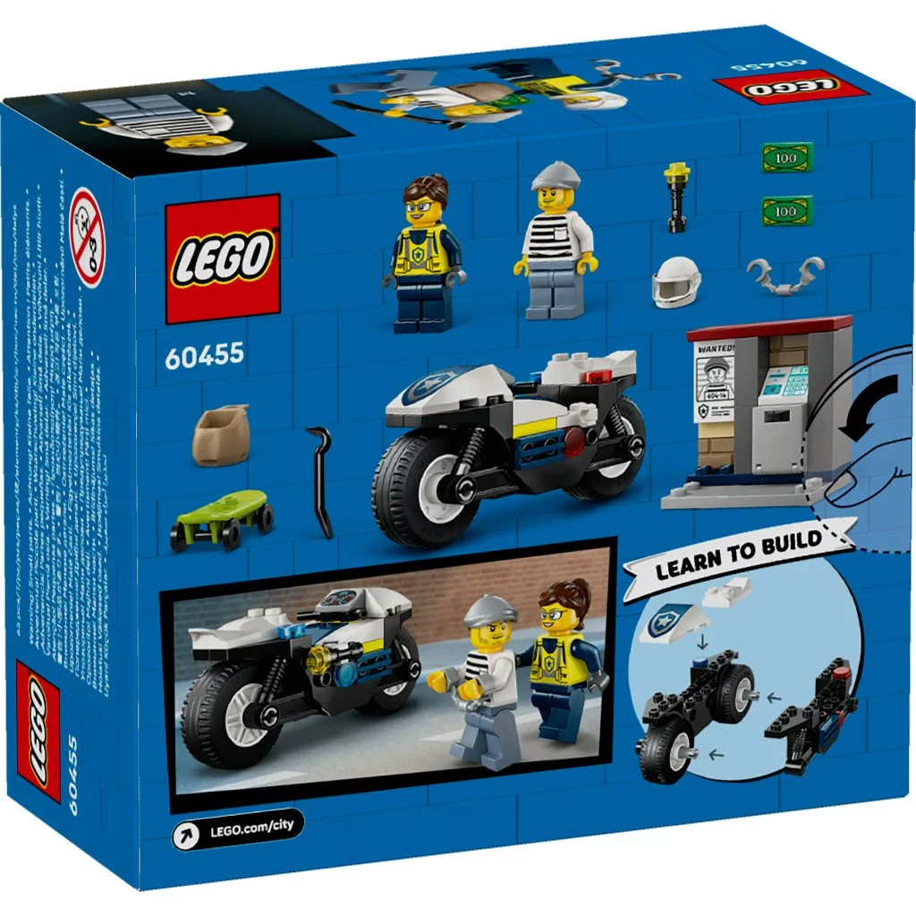 LEGO® City 60455 Police Motorcycle Chase - Image 4