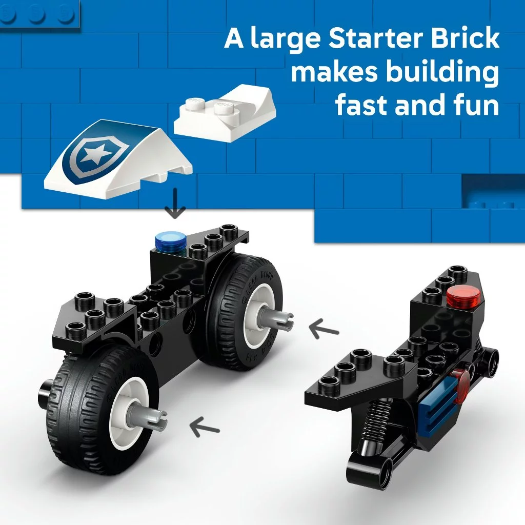 LEGO® City 60455 Police Motorcycle Chase - Image 3