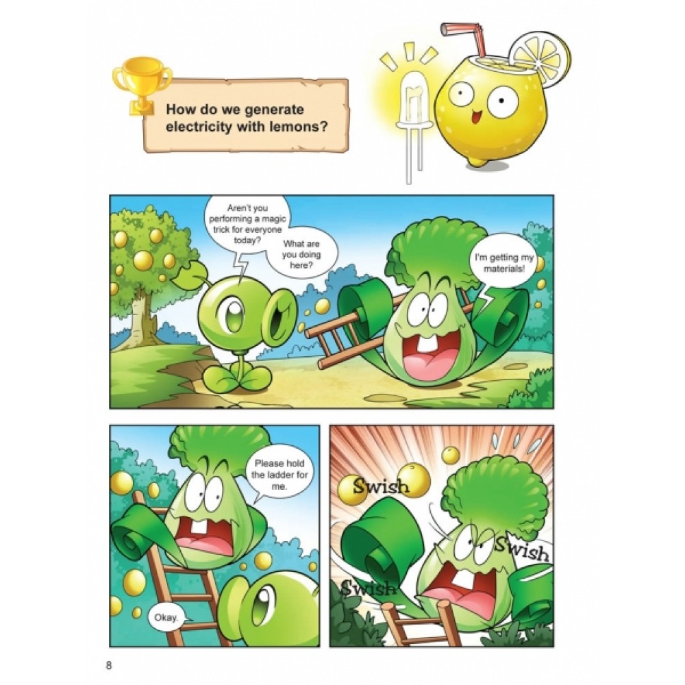 Plants Vs Zombies 2 - Q&A Science Comic - Fun Experimemts : How Do We Inflate A Balloon Without Blowing It? - Image 5