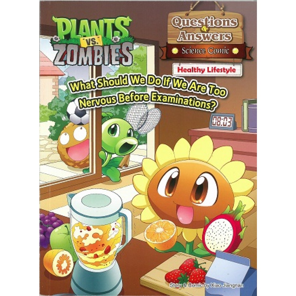 Plants Vs Zombies 2 - Q&A Science Comic - Healthy Lifestyle : What Should We Do If We Are Too Nervous Before Examinations?