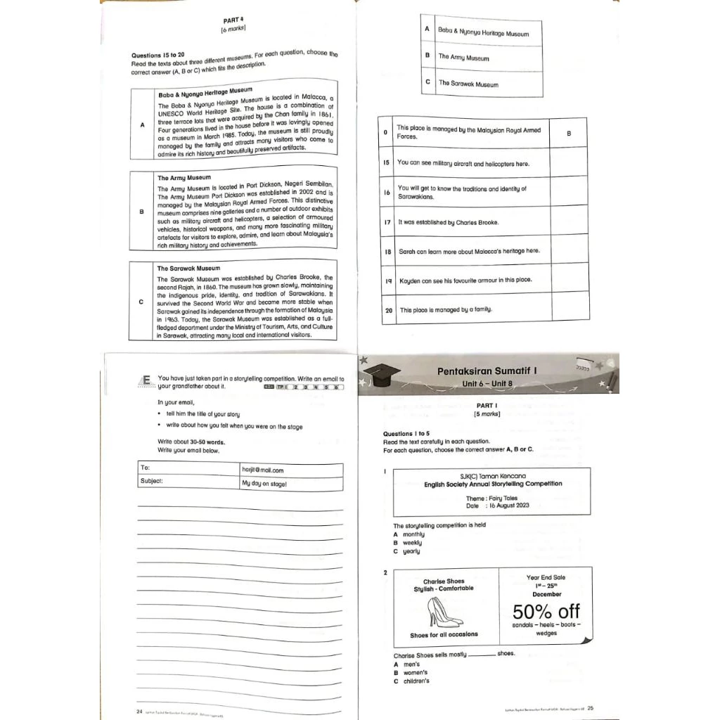 修订版摸透UASA格式【4A/5A/6A】(Edisi Kemas Kini Latihan Topikal Berdasarkan Format UASA) - Image 5