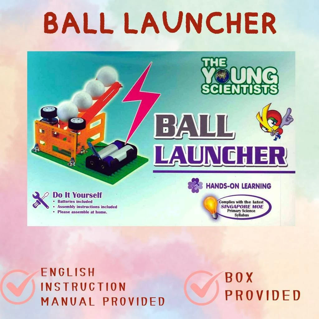 【STEM Double Launcher Set】疯狂科学(1:魔蛙气动炮)+ STEM Kit(The Young Scientists: Ball Launcher) - Image 6