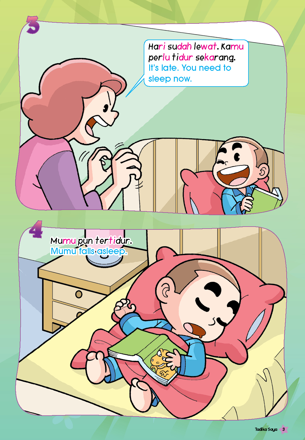 Tadika Saya Koleksi ( Isu 11-15 ) Koleksi | Buku Kanak-Kanak Dwibahasa (BM+BI) | Early Learning&Preschool Comic - Image 4