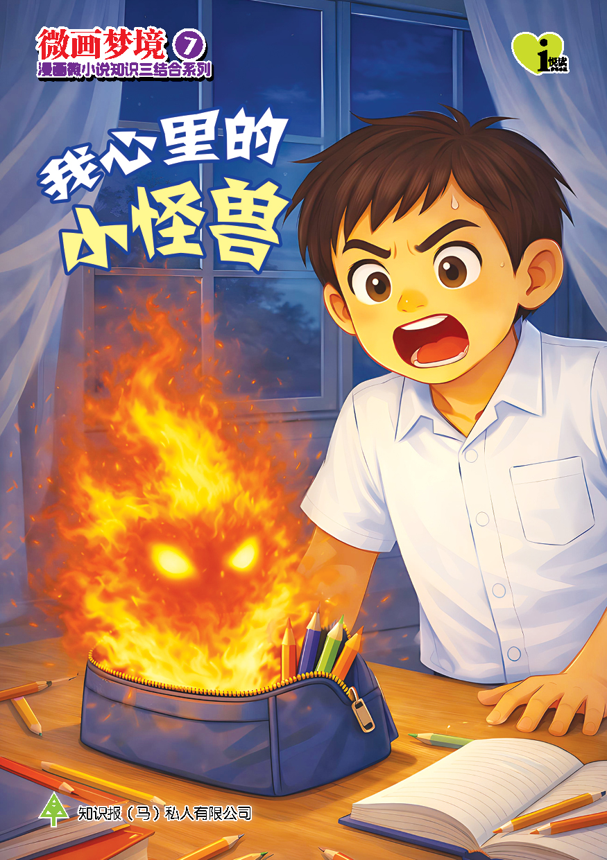 微画梦境 第7期 我心里的小怪兽【漫画微小说知识三结合系列】