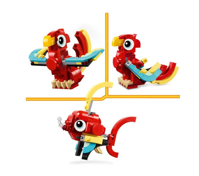 LEGO®31145 Creator 3-in-1 Red Dragon - Image 4