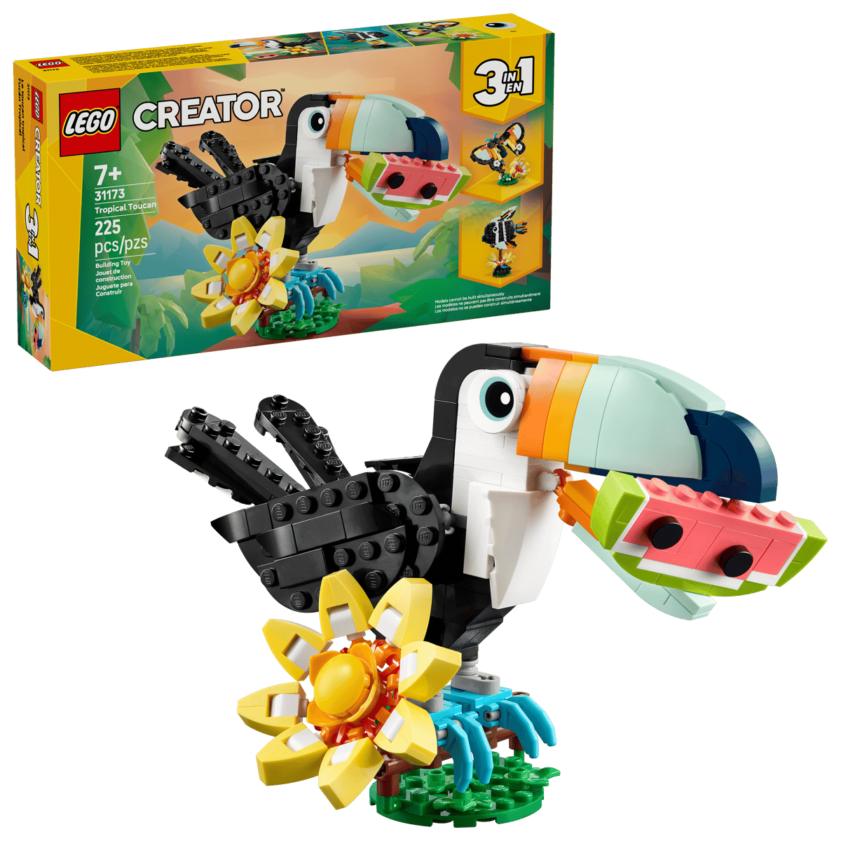 LEGO®31173 Creator 3-in-1 Wild Animals: Tropical Toucan
