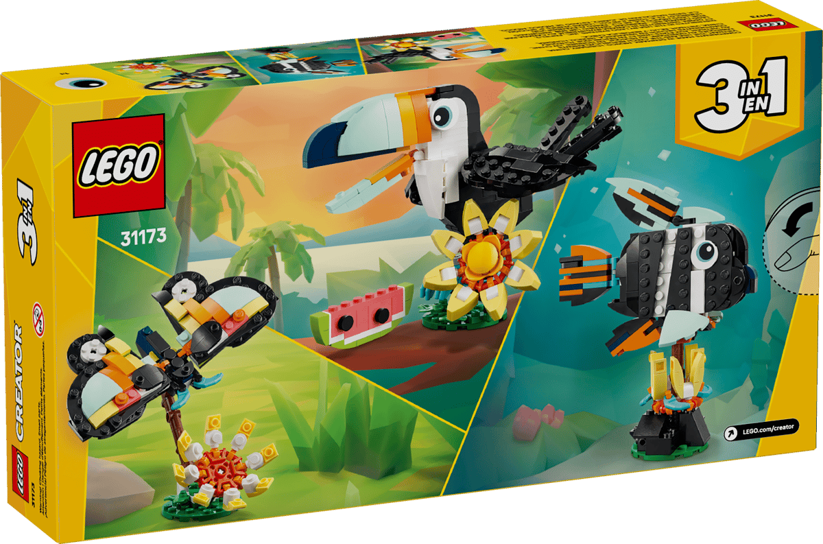 LEGO®31173 Creator 3-in-1 Wild Animals: Tropical Toucan - Image 2