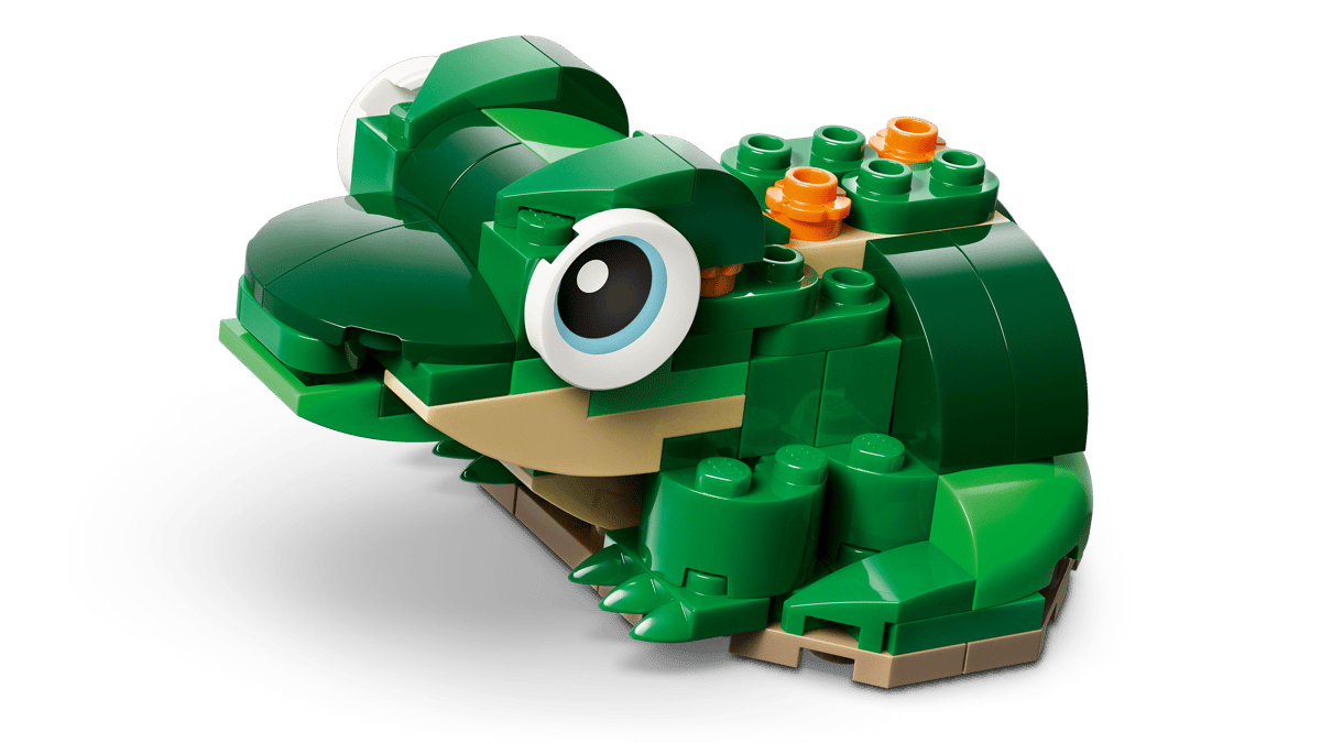 LEGO®31377 Creator 3-in-1 Turtle with a Water Lily Flower - Image 4