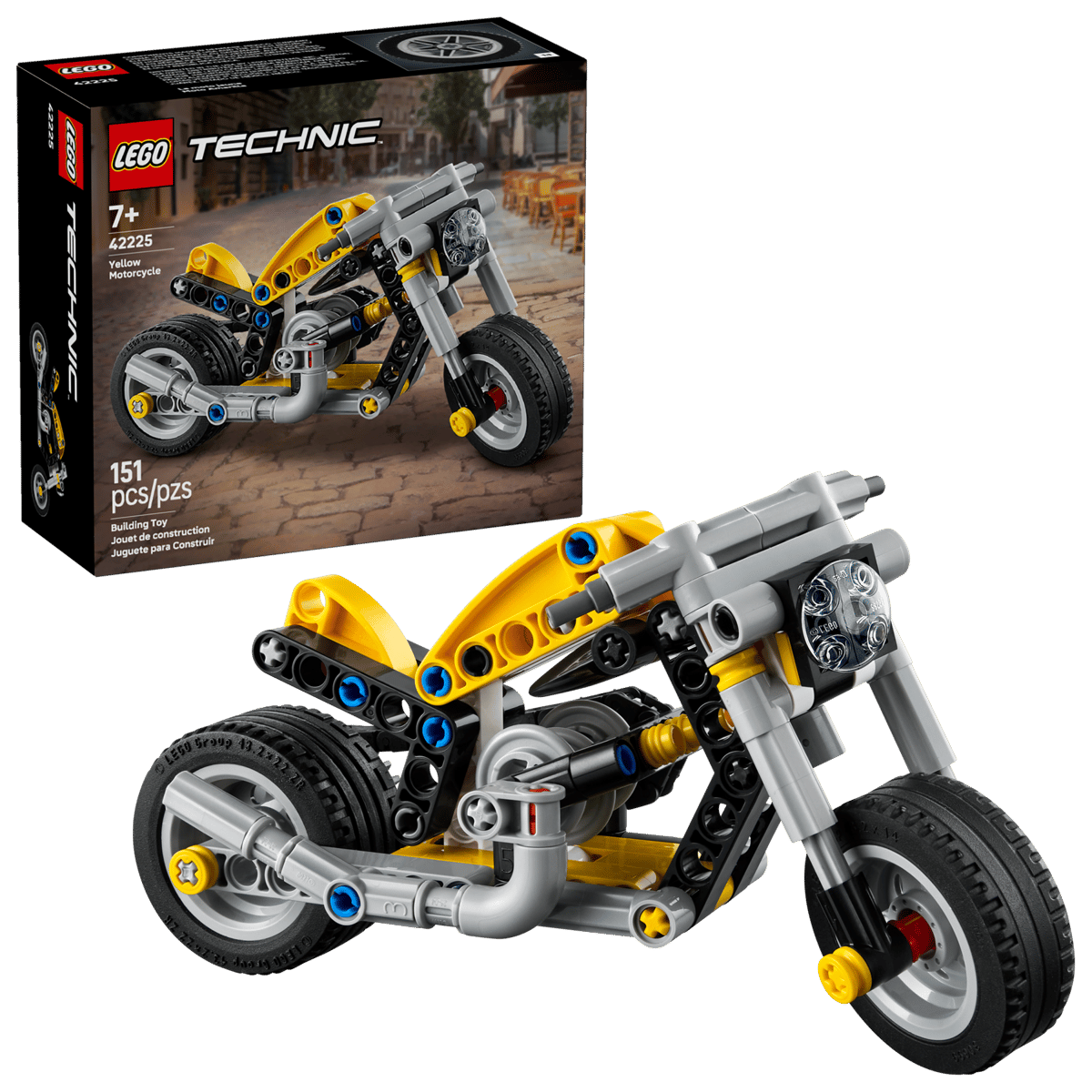 LEGO®42225 Technic™ Yellow Motorcycle