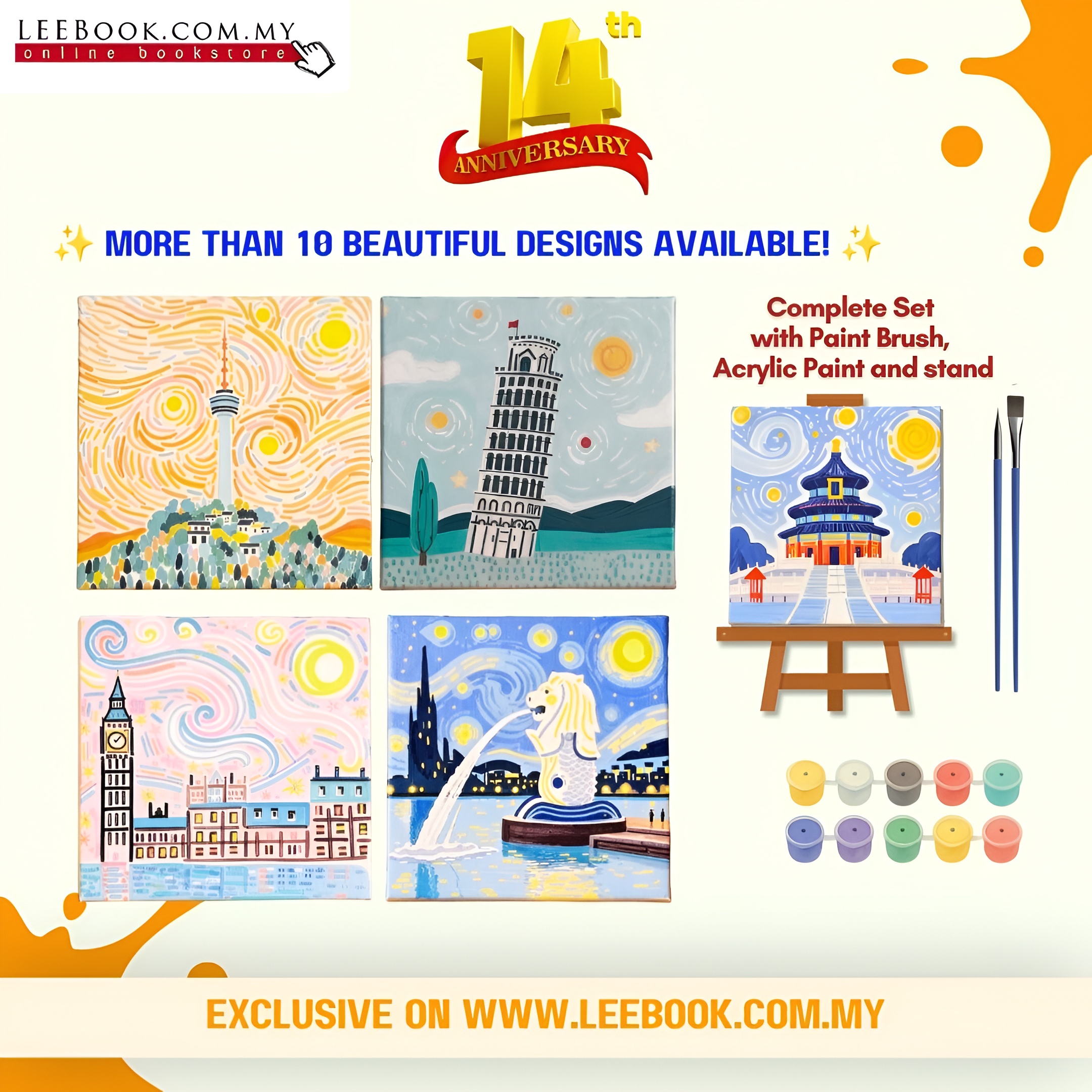 【Buy 3 only RM40】Paint By Number ( NOA001 - NOA008 ) - Image 2