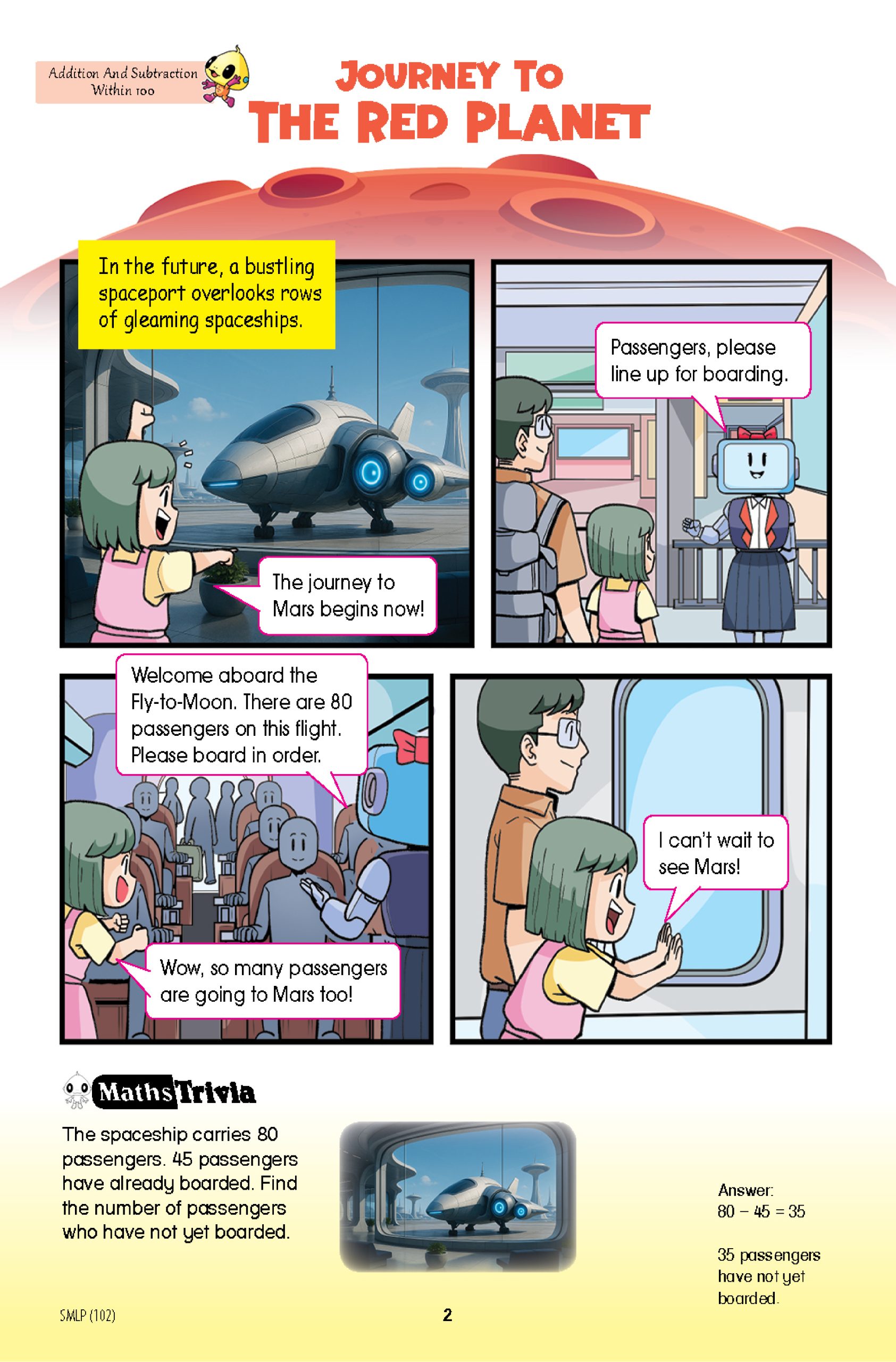 Smart Mathematicians Lower Primary Issue 2026: 102 JOURNEY TO THE RED PLANET - Image 3