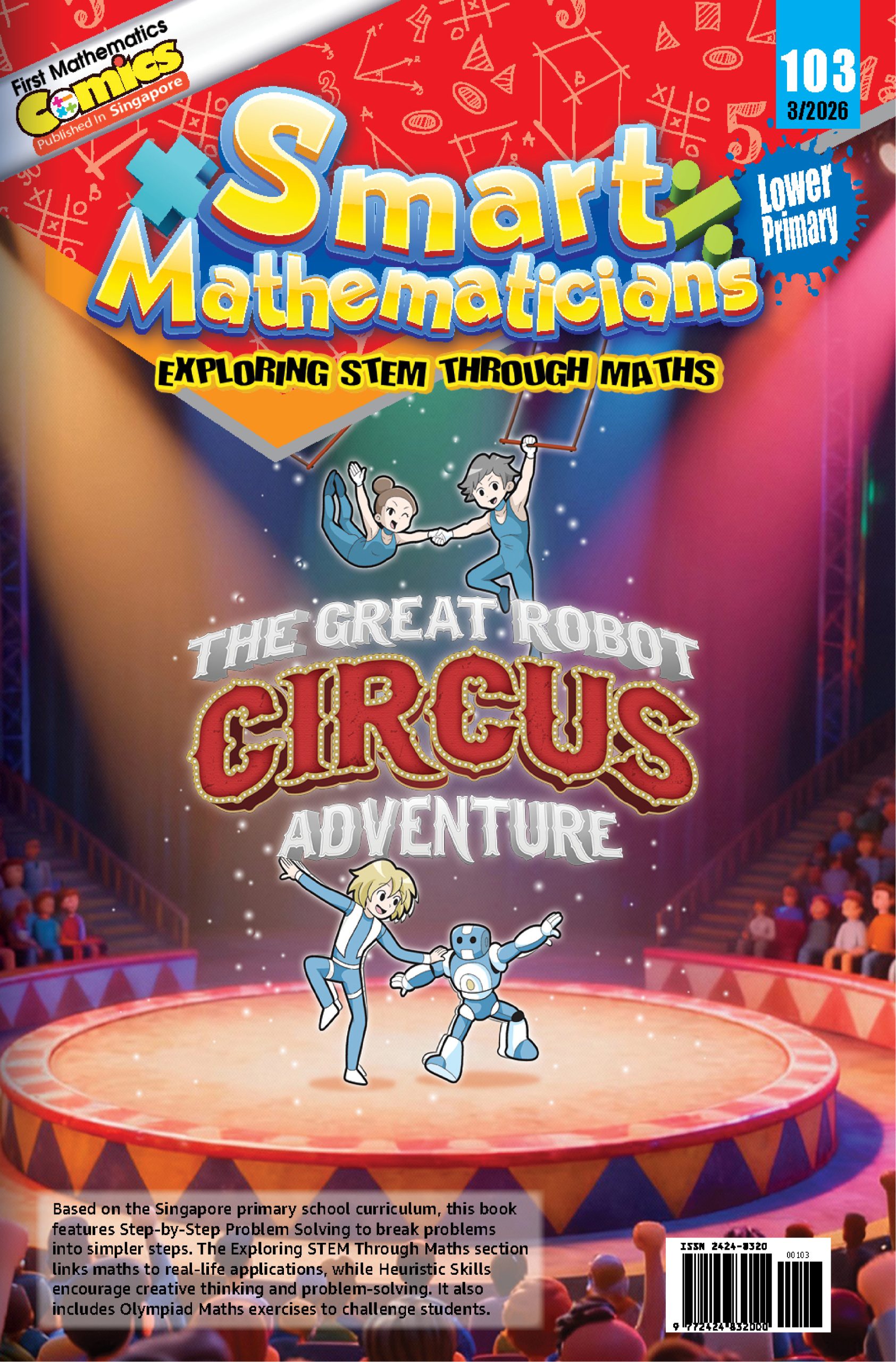 Smart Mathematicians Lower Primary Issue 2026:103 THE GREAT ROBOT CIRCUS ADVENTURE