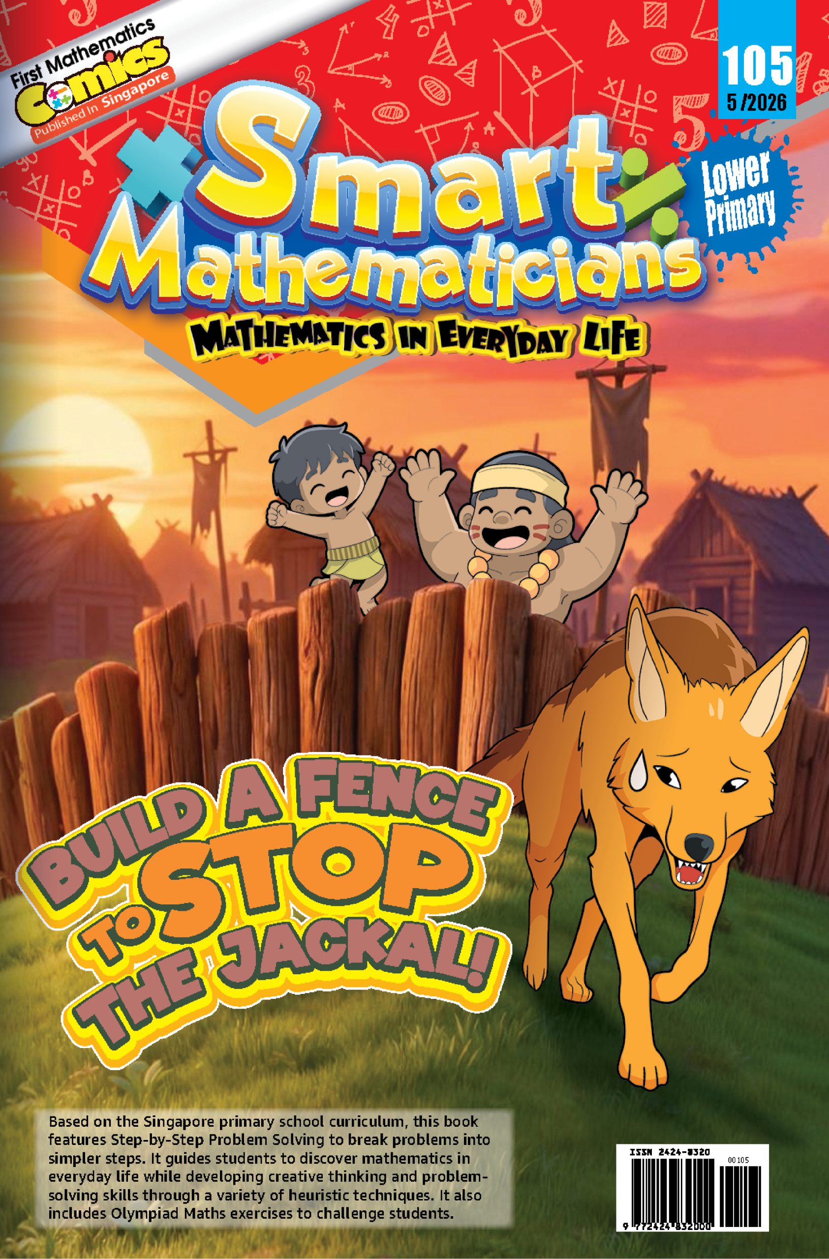 Smart Mathematicians Lower Primary Issue 2026: 105 Build A Fence To Stop The Jackal!