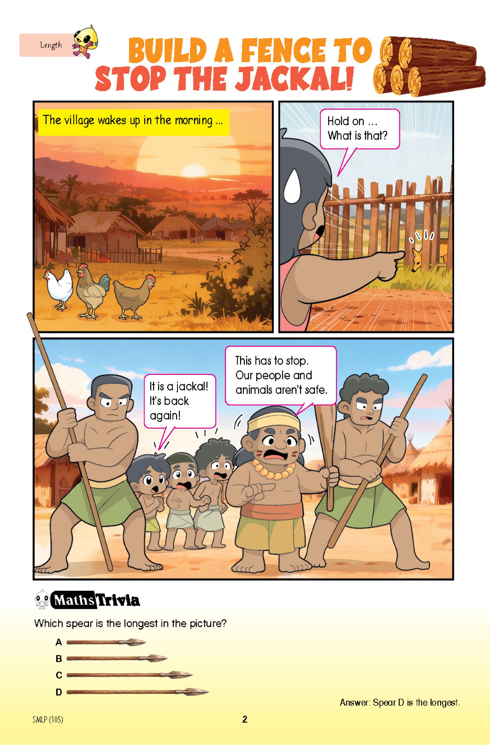 Smart Mathematicians Lower Primary Issue 2026: 105 Build A Fence To Stop The Jackal! - Image 3