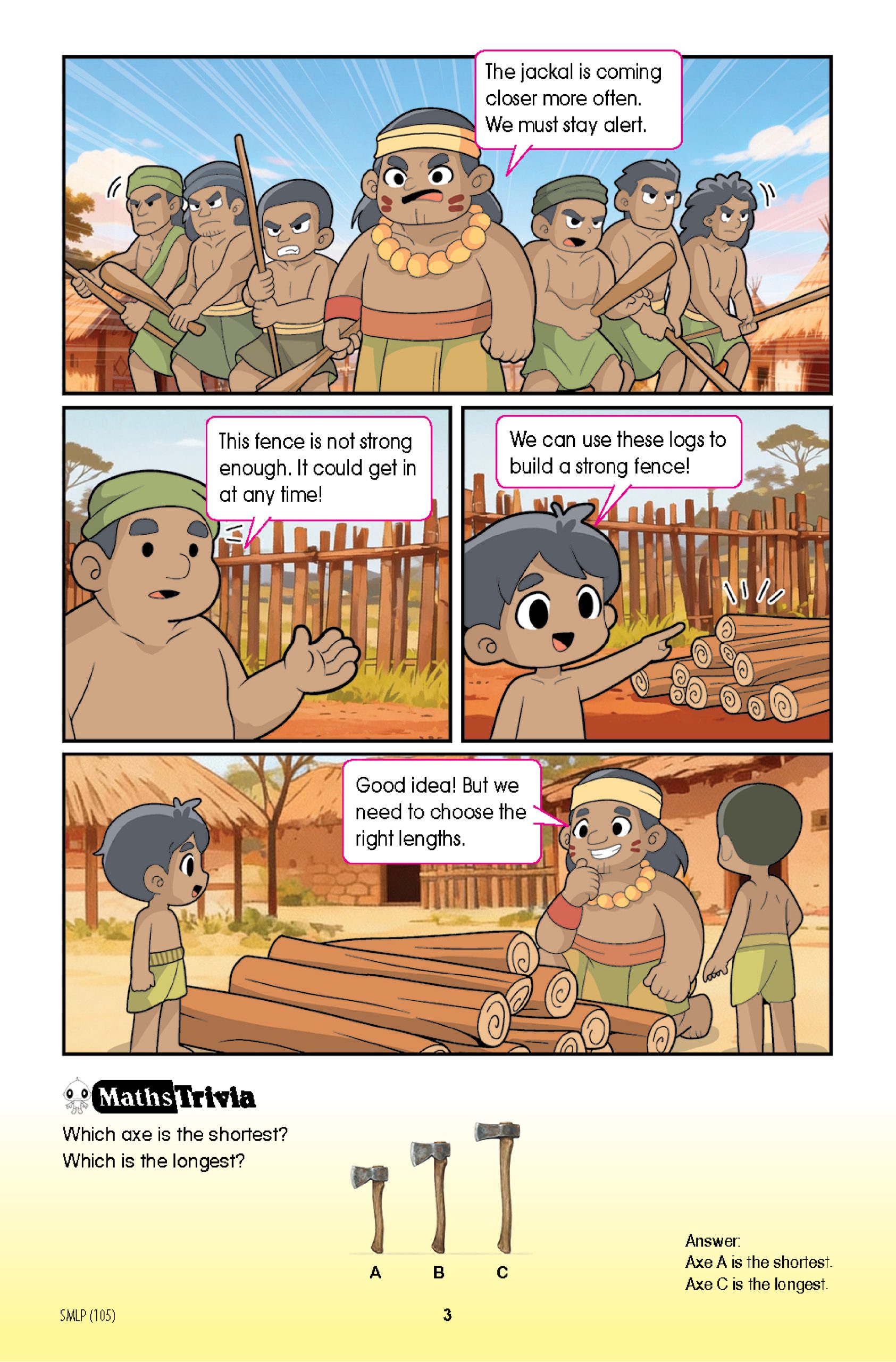 Smart Mathematicians Lower Primary Issue 2026: 105 Build A Fence To Stop The Jackal! - Image 4