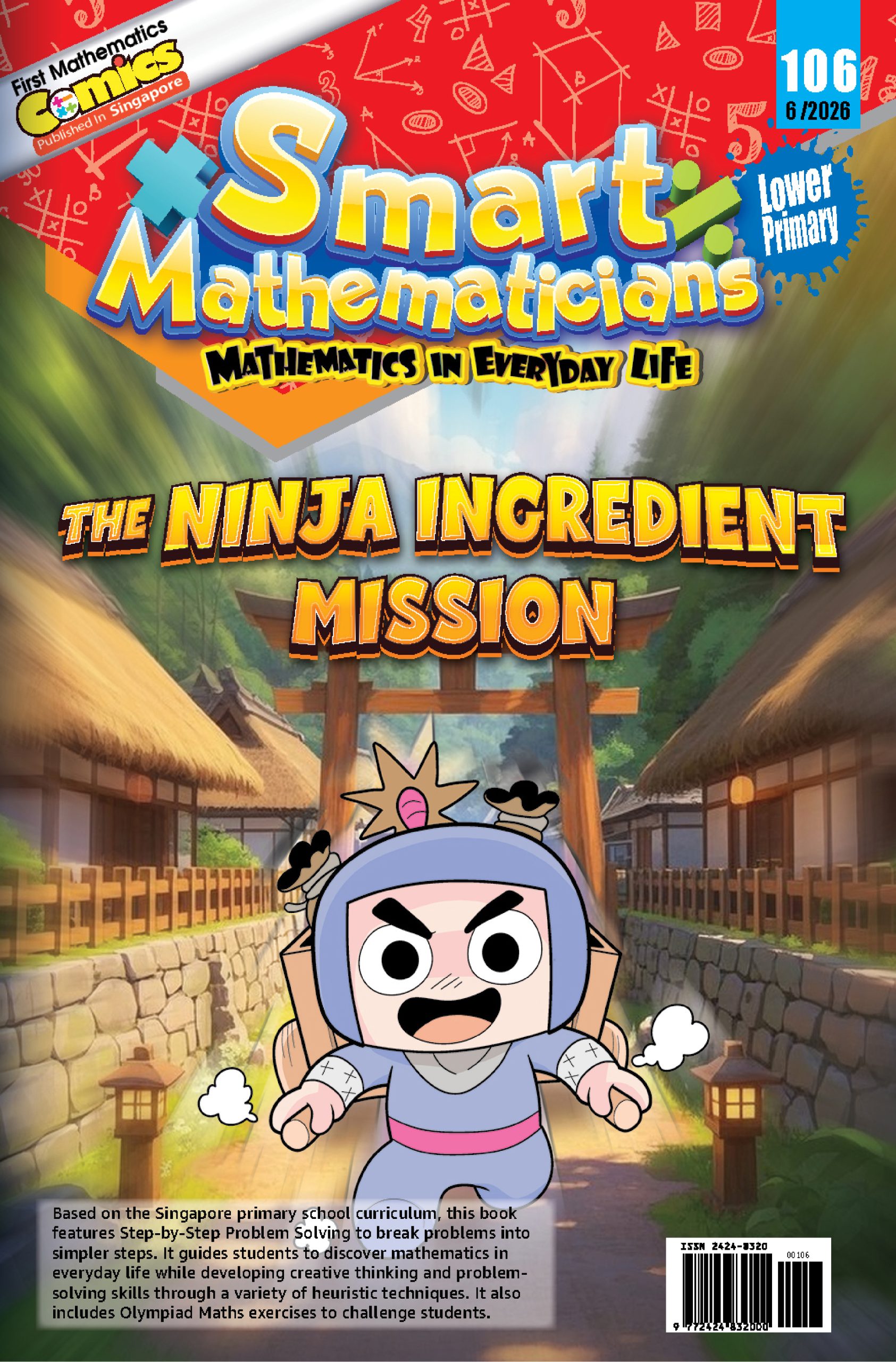 Smart Mathematicians Lower Primary Issue 2026: 106 The Ninja Ingredient Mission