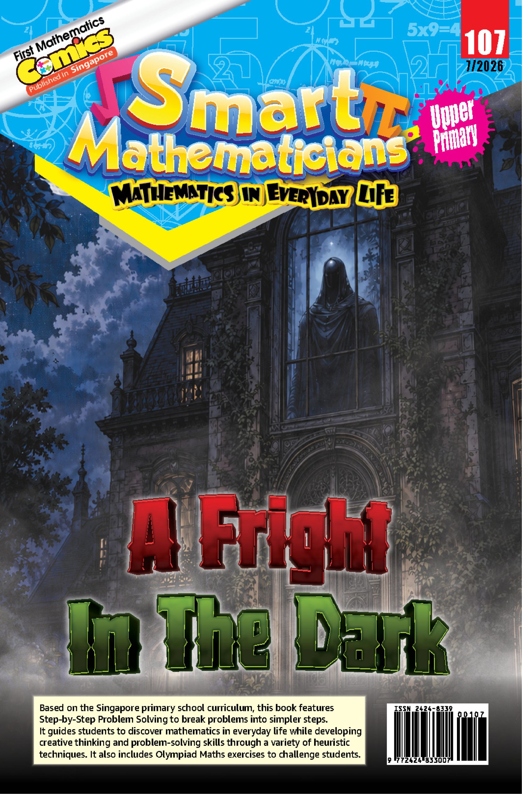 Smart Mathematicians Upper Primary Issue 2026: 107 A Fright In The Dark