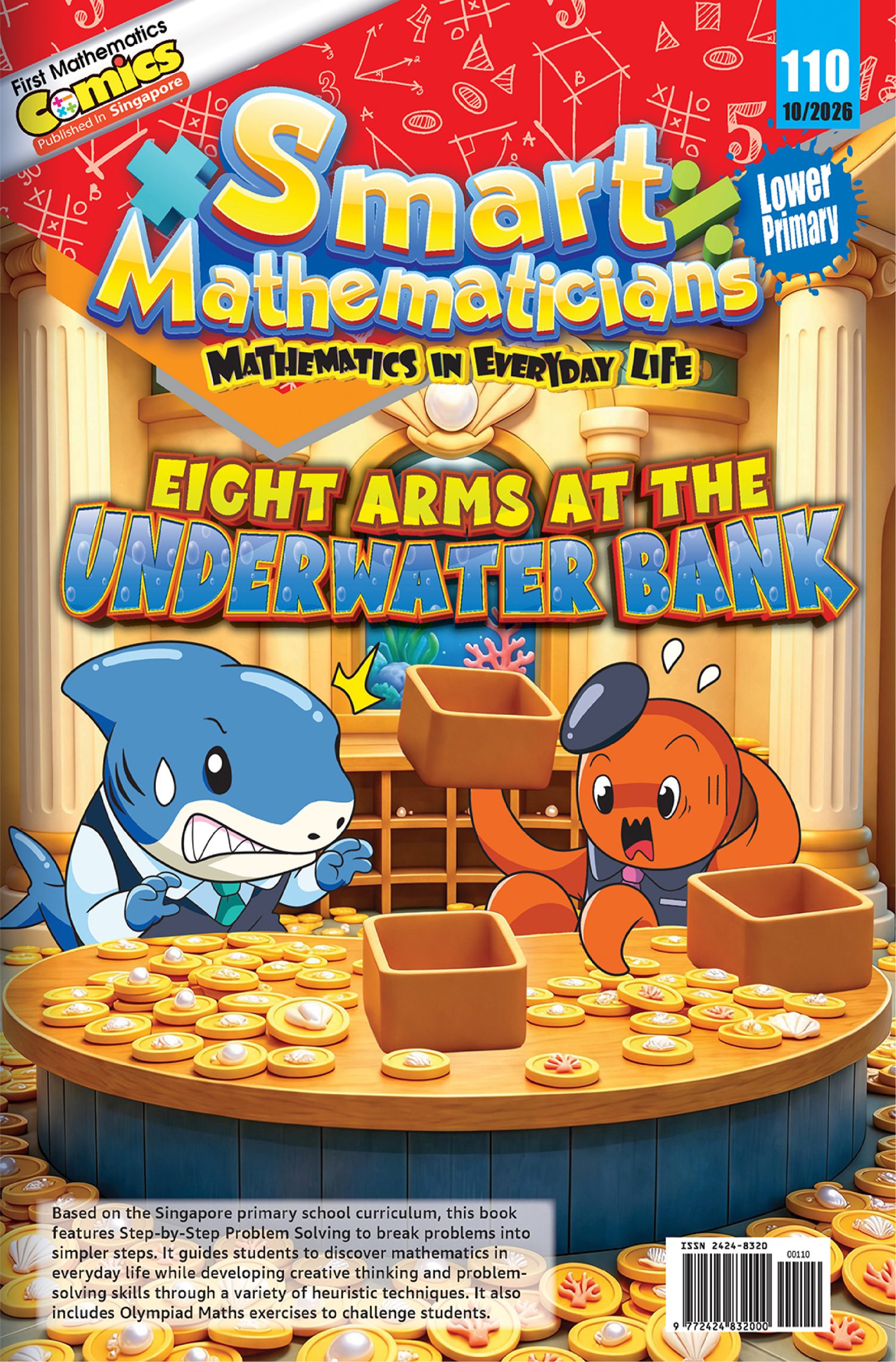 Smart Mathematicians Lower Primary Issue 2026: 110 Eight Arms At The Underwater Bank
