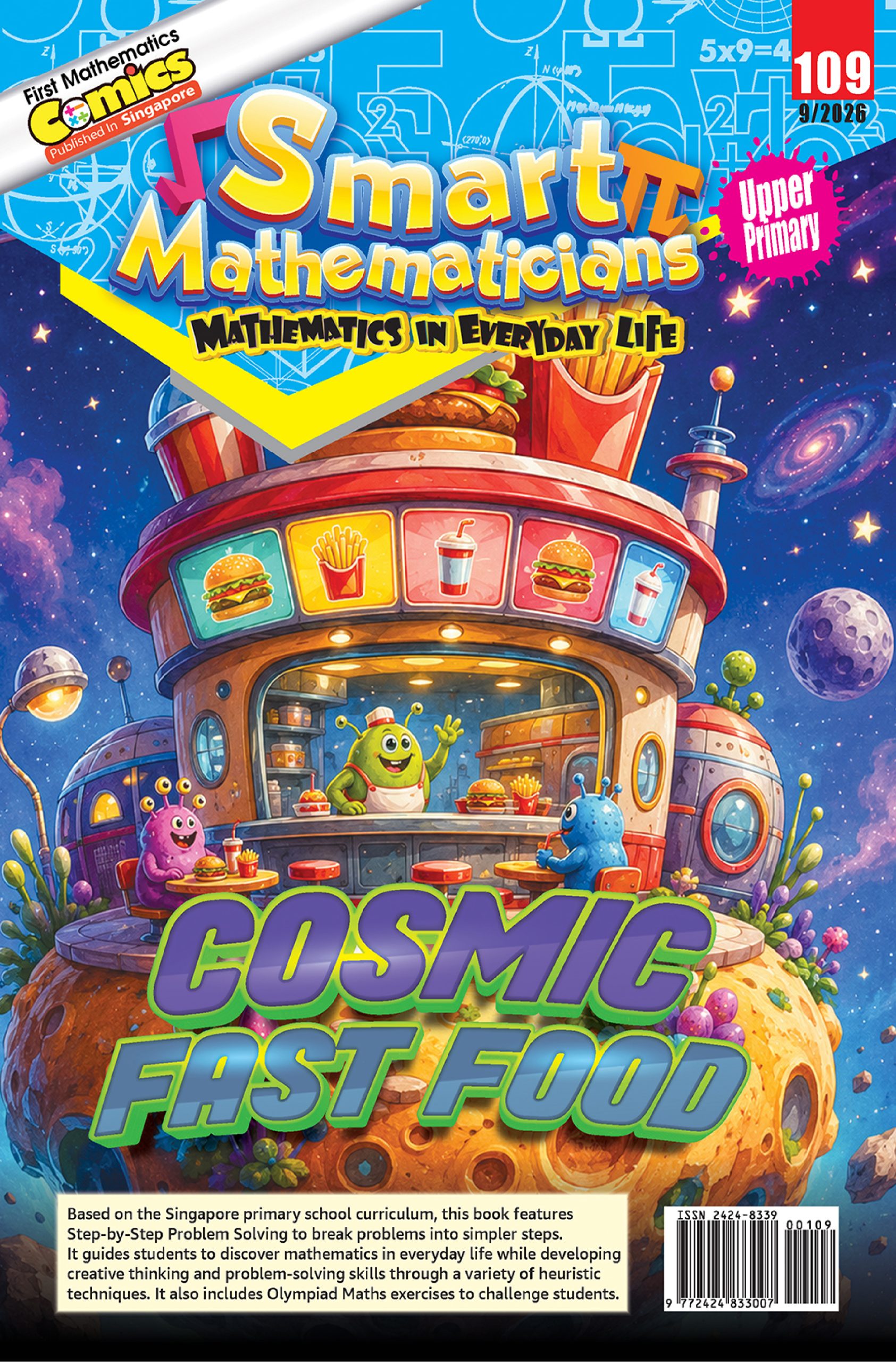 Smart Mathematicians Upper Primary Issue 2026: 109 Cosmic Fast Food