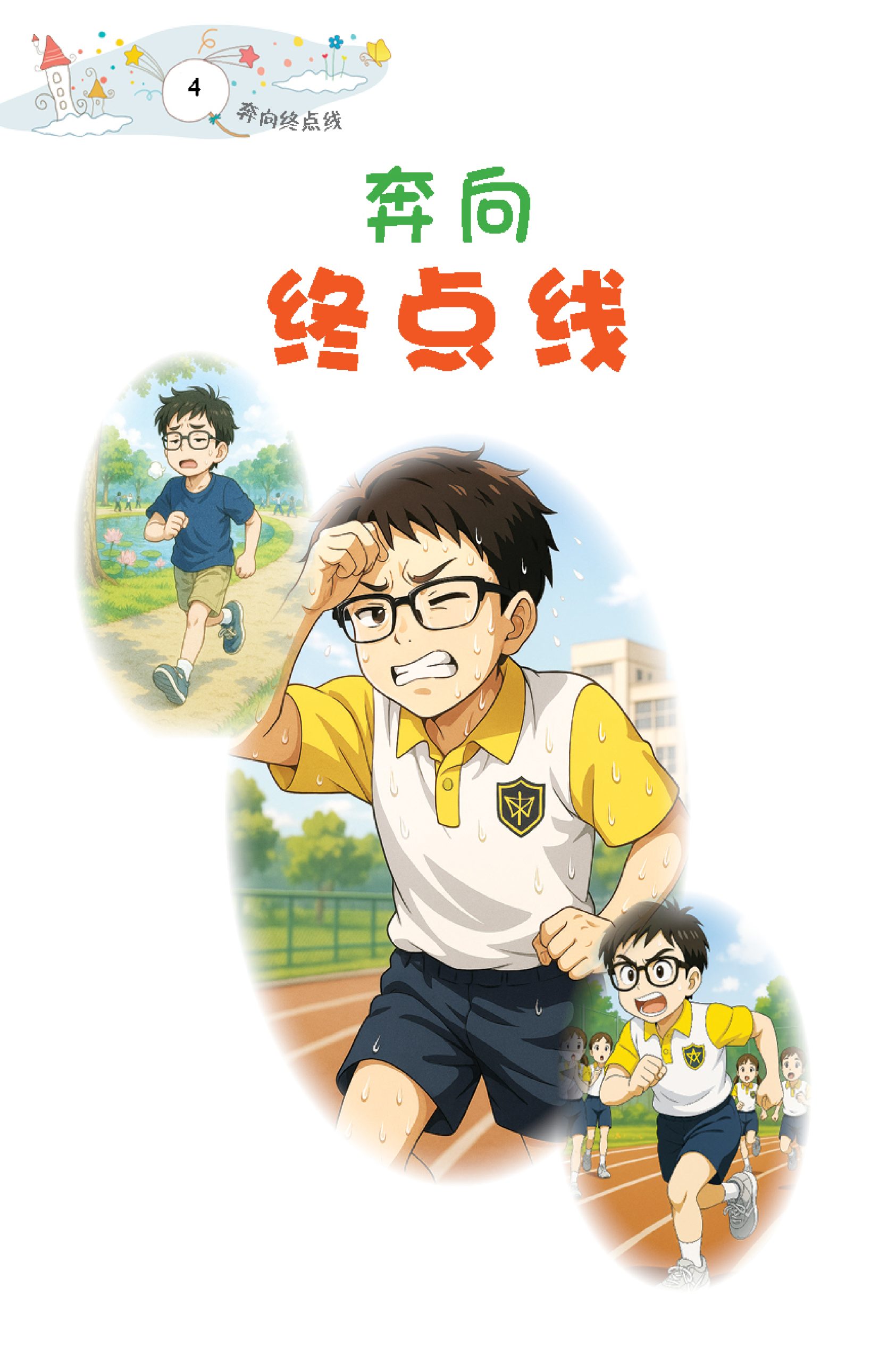 品格小卫士系列 第11期 奔向终点线(一、二、三年级适用)中文故事书/ 品格教育 - Image 3